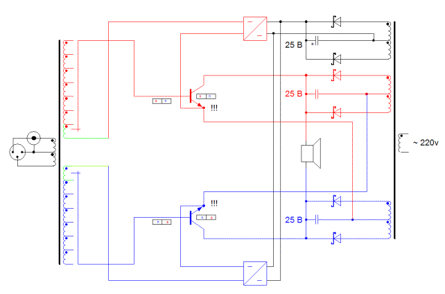 Цирклотрон на двух транзисторах